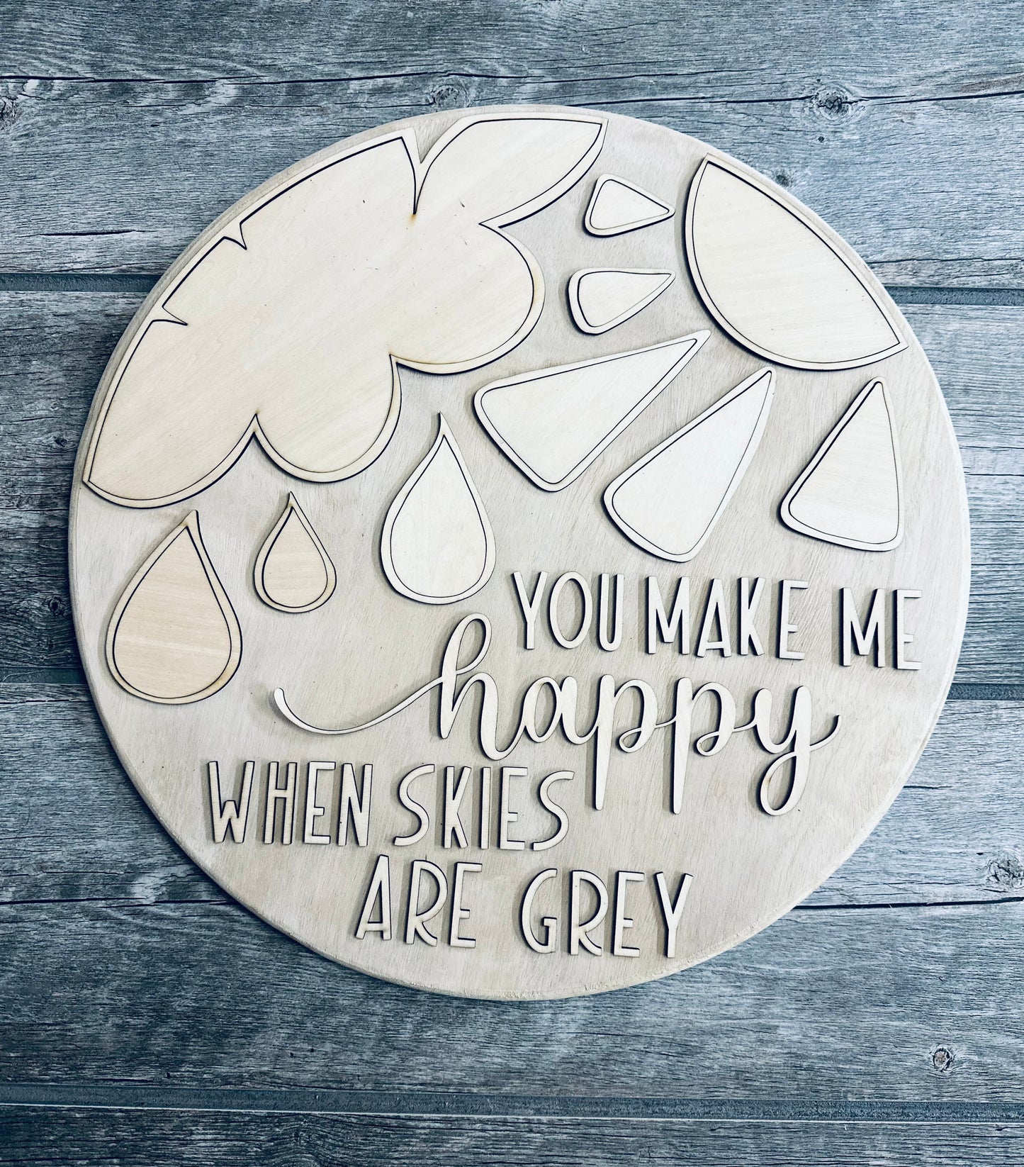 Take & Paint DIY Wooden Sign Kit - You Are My Sunshine