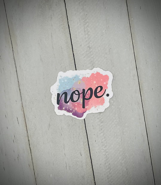 Nope - Sticker